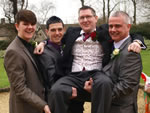 Groom and Friends